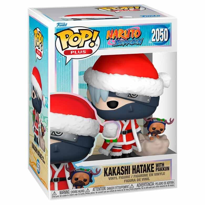 Funko Pop! Plus Naruto Shippuden – Kakashi Hatake with Pakkun Holiday In Box