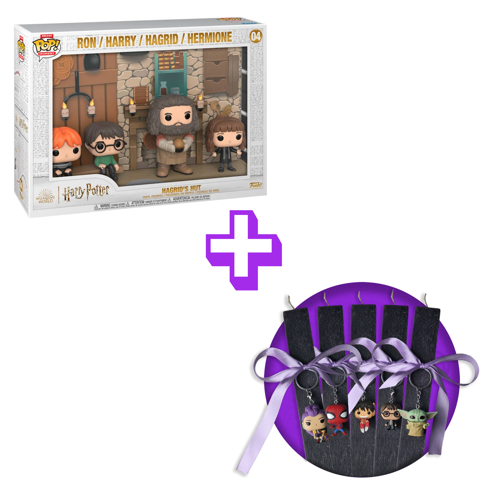img_292119_1ee8485bcaae3d24988062bc3e1c4185_1 Σετ Λαμπάδα με Φιγούρα Funko Pop! Moment Deluxe: Harry Potter – Hagrid’s Hut #04 - Image 1