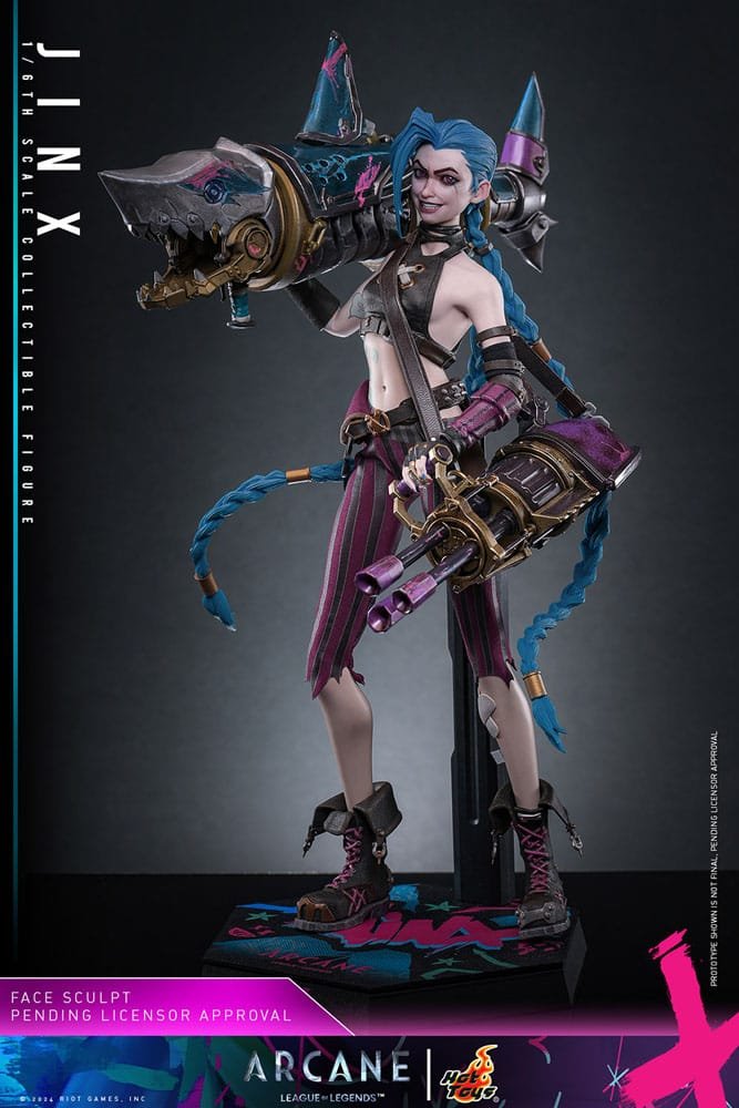 x_hot913946_d Φιγούρα Δράσης Hot Toys Arcane – Jinx 27 cm - Image 1