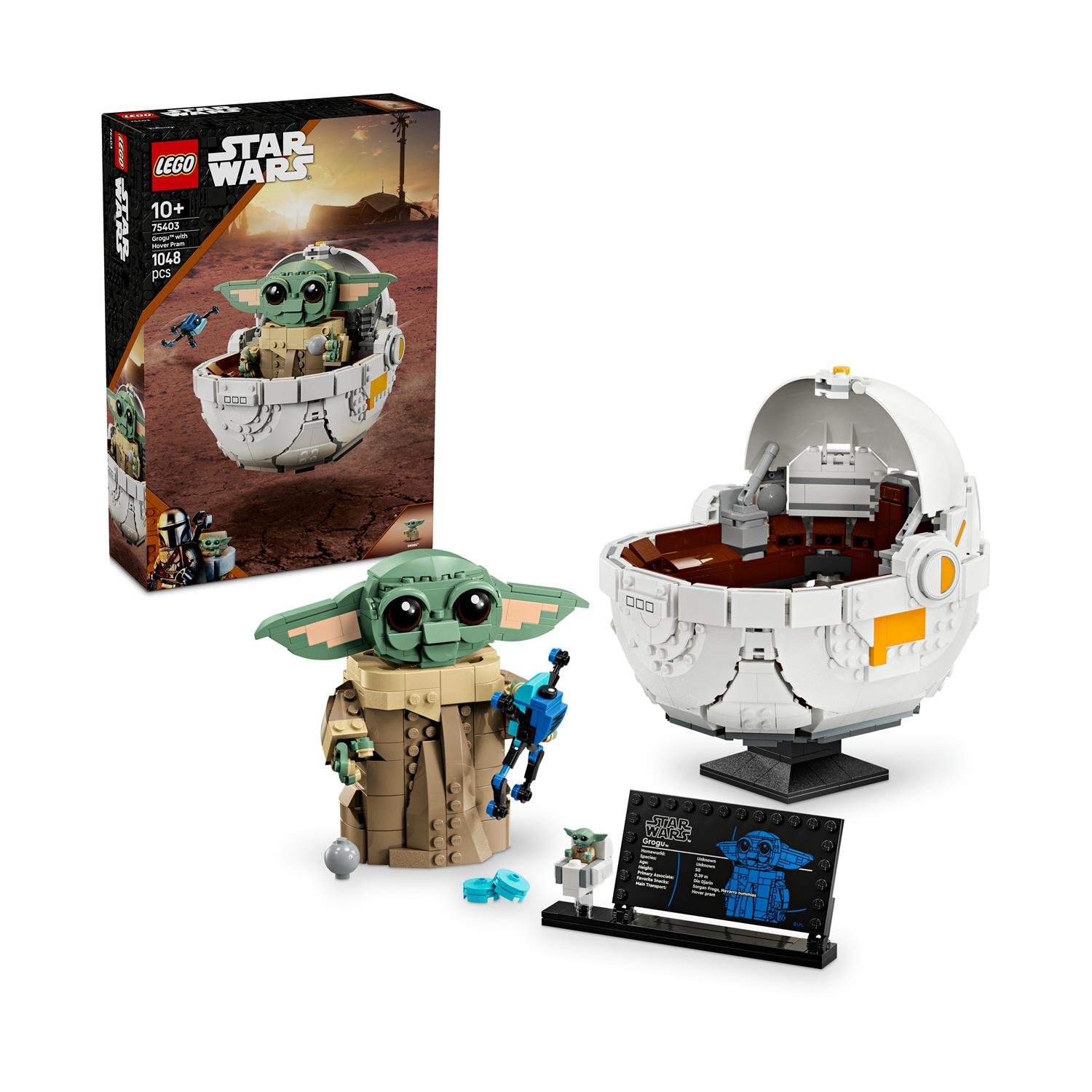 0127164 LEGO Star Wars – Grogu with Hover Pram - Image 1