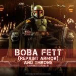 Φιγούρα Δράσης Hot Toys The Mandalorian – Boba Fett Repaint Armor & Throne Special Edition 30 cm