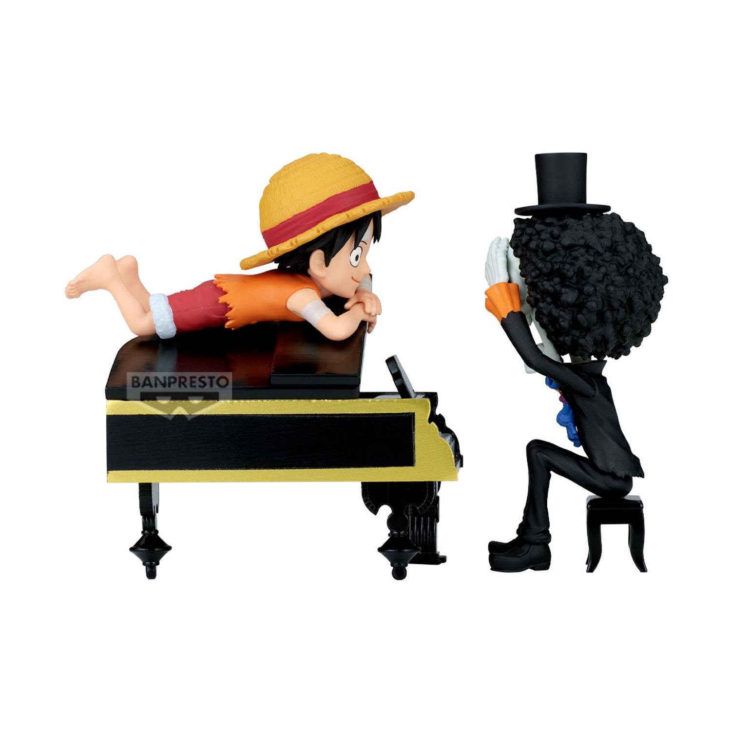 0155078 Άγαλμα One Piece – Monkey D. Luffy & Brook 8cm - Image 1