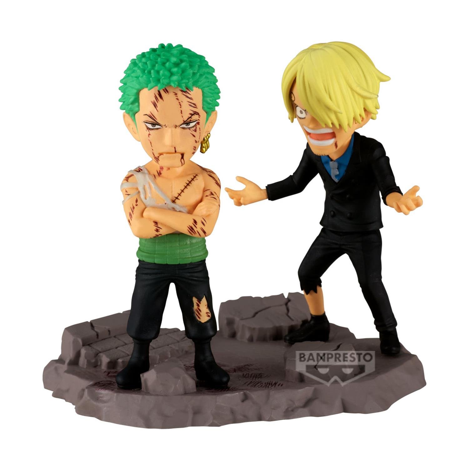 0181328 Άγαλμα One Piece – Roronoa Zoro & Sanji "Nothing Happened" 8cm - Image 1