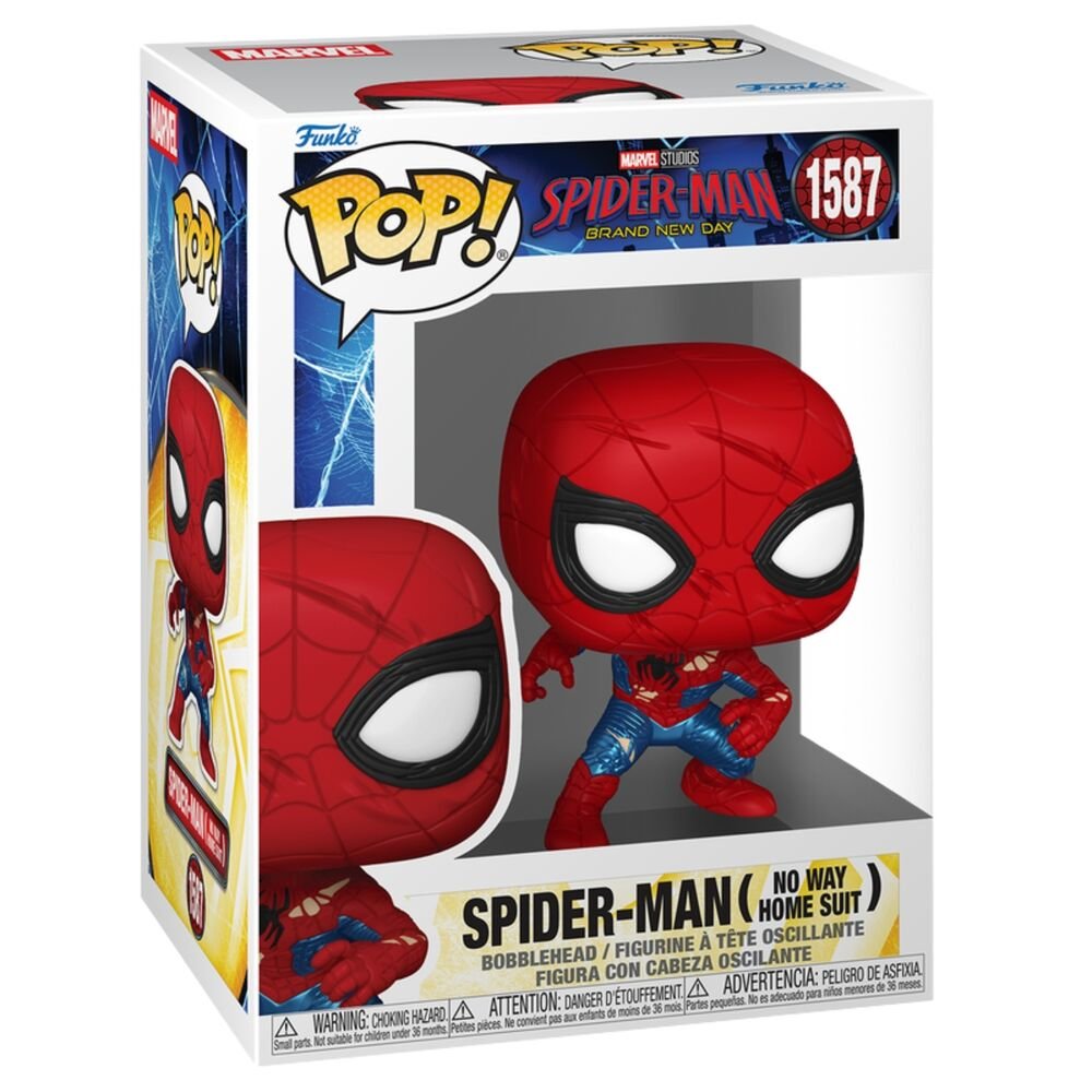 img_465895_a13462e63b0e3728877353e51b9238a4_1 Φιγούρα Funko Pop! Spider-Man: Brand New Day - Spider-Man (No Way Home Suit) #1587 - Image 1