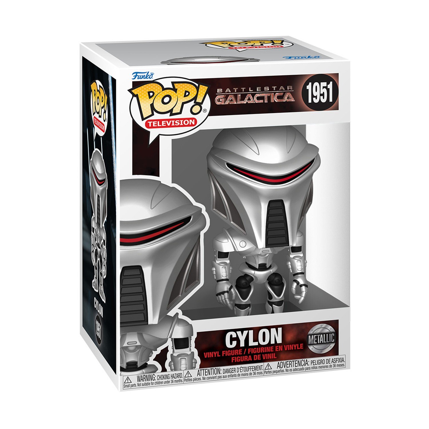 0237595 Φιγούρα Funko Pop! Battlestar Galactica – Cylon (Metallic) #1951 - Image 1