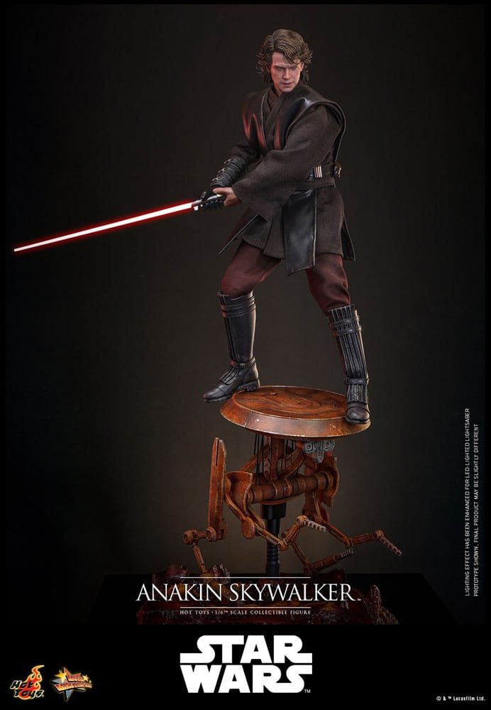 x_hot914897_b Φιγούρα Δράσης Hot Toys Star Wars: Episode III Revenge of the Sith – Anakin Skywalker 31 cm - Image 1