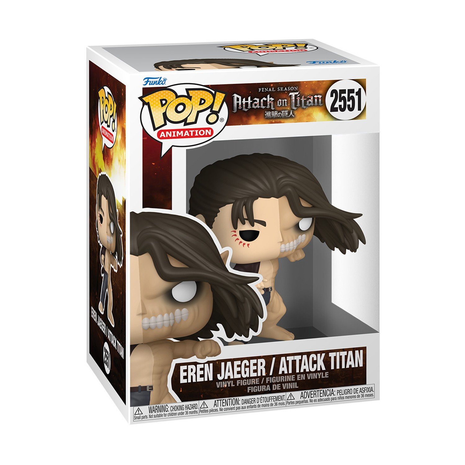 0243300 Φιγούρα Funko Pop! Attack on Titan – Eren Jaeger / Attack Titan #2551 - Image 1